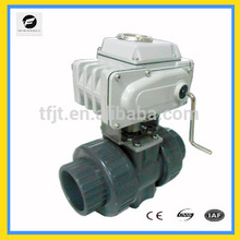 AC220V CTB010 2" PVC control motor electric valve for heat energy meters and reuse of rainwater and reuse of grey water system